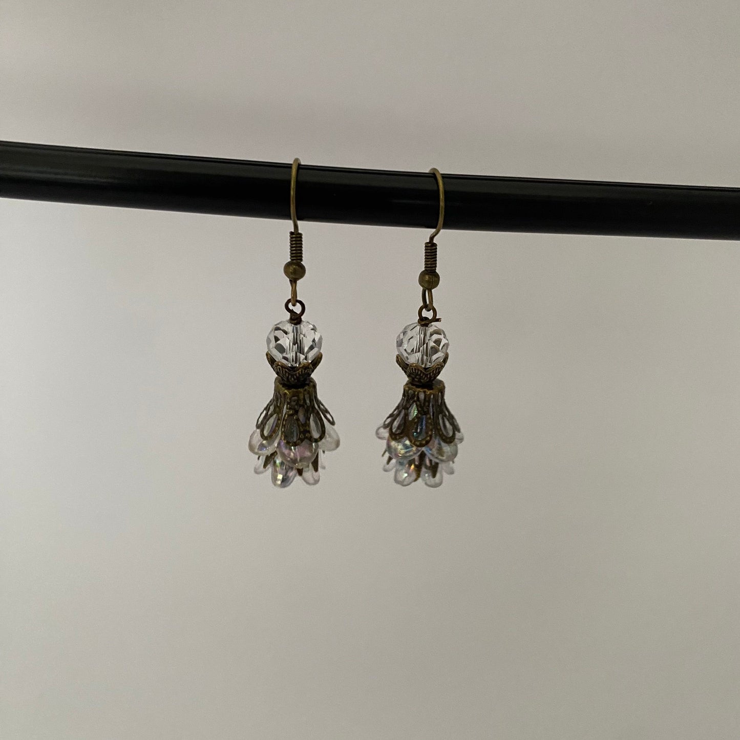 Fairy blossom earrings transparent