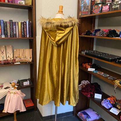 Golden Velvet Fantasy Cape