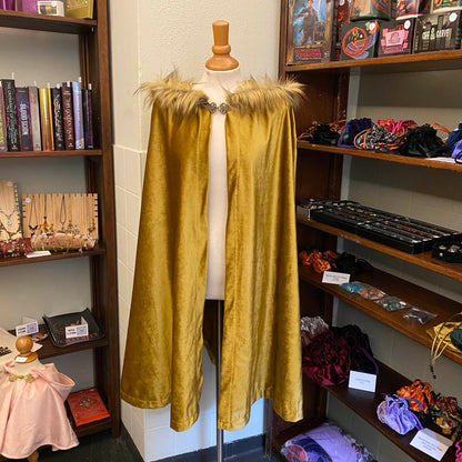 Golden Velvet Fantasy Cape