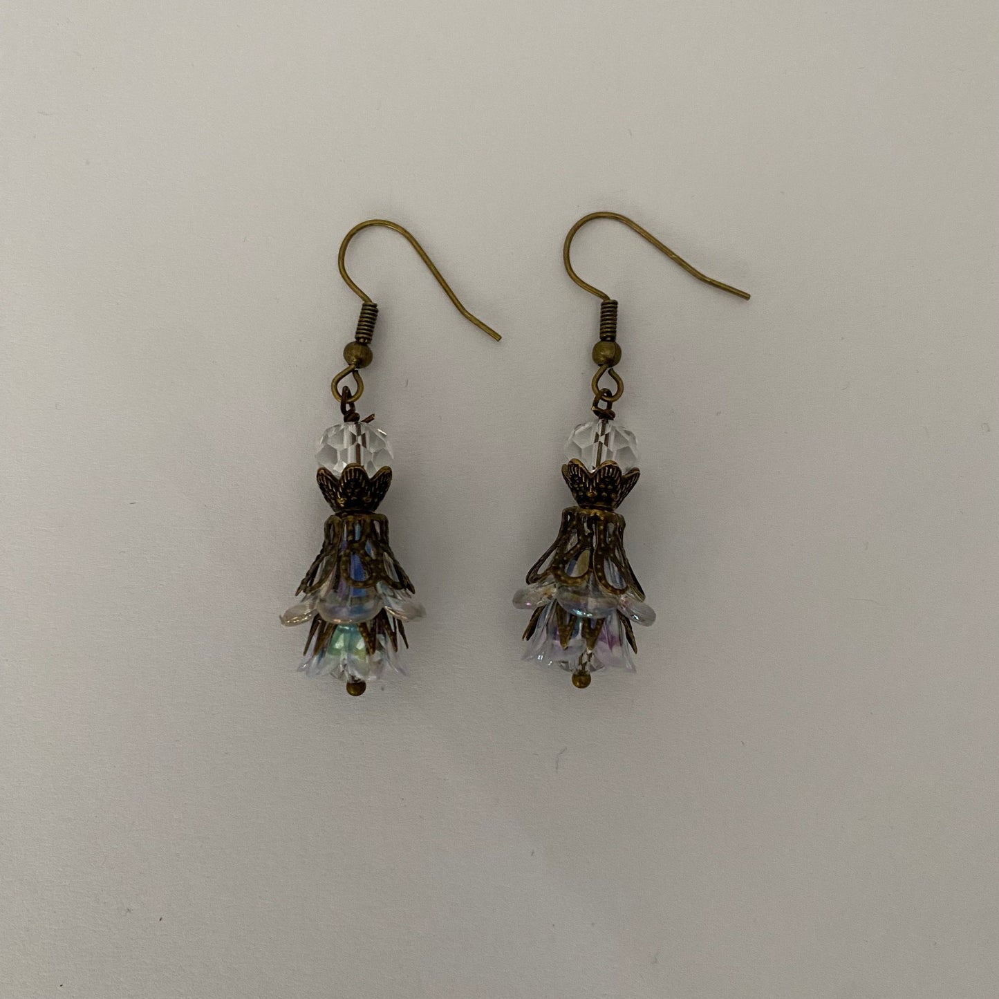 Fairy blossom earrings transparent