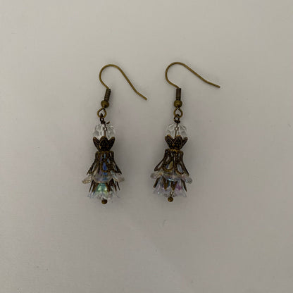 Fairy blossom earrings transparent