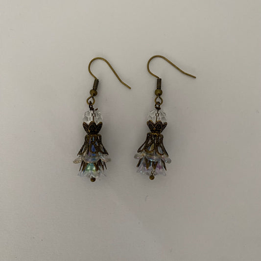 Fairy blossom earrings transparent