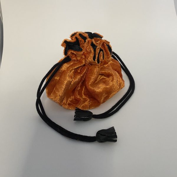 Pumpkin Dice Bag with Pockets