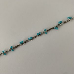 Handmade Bracelet with Turquoise Accents
