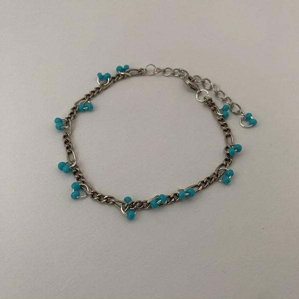 Handmade Bracelet with Turquoise Accents - Image 2