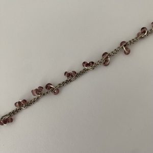 Handmade Bracelet with Purple Accents