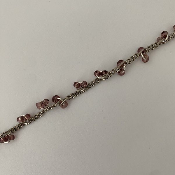 Handmade Bracelet with Purple Accents