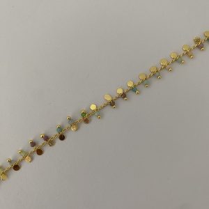Handmade Bracelet with Colourful Accents