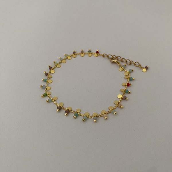 Handmade Bracelet with Colourful Accents - Image 2