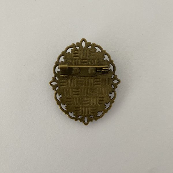 Vintage-inspired Brooch Green - Image 2