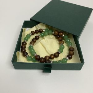 Handmade Double Aventurine Bracelet
