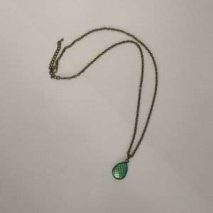 Turquoise Mermaid Scale Necklace